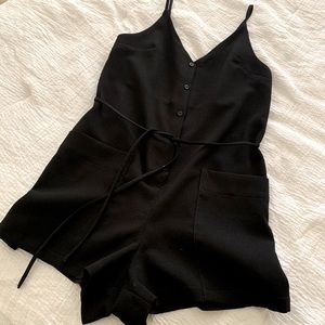 Topshop Black Romper